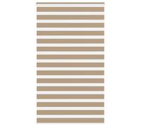 Store zèbre noir 130x200 cm largeur du tissu 125,9 cm polyester vidaXL