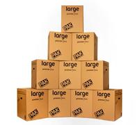 StorePAK Lot de 10 grandes boîtes de rangement robustes pour déménagement 107 l 55 x 46 x 46 cm