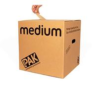 StorePAK Lot de 7 boîtes de rangement recyclées Marron moyen Capacité 64 l