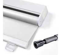 Stores À Enrouleurs 60/70/80/90/100/120/130/140/150cm Largeur,Stores Enrouleurs Occultants 100% pour Fenêtres,Store À Rouleau Pare-Soleil sans Cordon,Rideaux Rétractables,W×H-60×100cm(24 * 39in)