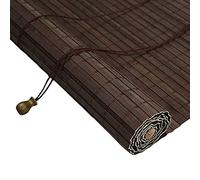 Stores à rouleau en bambou filtrant la lumière, stores romains occultants pour fenêtres, décoration intérieure et extérieure, taille personnalisée