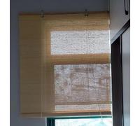 Stores à Rouleau en Bambou pour fenêtre avec Levage, Anti-UV Store Enrouleur pour extérieur, Jardin, terrasse, Balcon - Personnalisable