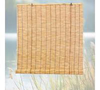 Stores à rouleau en bambou sans fil, faciles à installer, stores occultants et filtrant la lumière, 142,1 x 168 cm (l x H), disponibles en largeurs de 40,6 à 132,1 cm, parfaits pour la maison et le