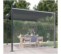 Stores À Rouleau Pvc Transparent Extérieurs,grands Store Enrouleur Étanches,store Enrouleur Pour Pergolas/jardins/fenêtres,rideaux De Pluie De Séparation Vinyle Clairs 0,5mm,WxH-160x220cm/63*86.6in