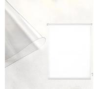 Stores À Rouleau Pvc Transparent Extérieurs, Rideau Enrouleur pour Pergolas/jardins/fenêtres/Porte, Rideaux de Pluie de Séparation Vinyle Clairs W 50-200cm H 50-300cm(W180xH260cm)