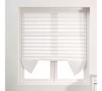 Stores Amovibles sans perçage, Stores occultants rétractables et isolants Thermiques, Pare-Soleil sans Cordon et Rideau Portable pour Chambre d'enfant, Appartement(Black,90×210cm)