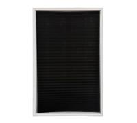 Stores Auto-AdhéSifs Rideau sans Fil Noir à la Mode, 1 pièce, Tissu Non tissé, Stores plissés Auto-adhésifs, Rideau de fenêtre occultant pour Terrasse(B,60CM180CM)