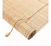 Stores Bambou,Store Enrouleur Bambou Store Venitien Bois Store Fenetre avec Crochets,Pare-Soleil à Rouleau Occultant De Partition Salon Thé,Pour Extérieur Balcon Porche Pergola (100x160cm/39x63in)