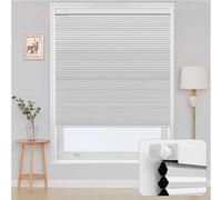 Stores Cellulaires Occultants sans Perçage pour Fenêtres, Stores Nid d'abeille sans Fil Ni Outils, Stores Plissés Cellulaires, Stores Nid d'abeille en Largeurs 40-150cm,white-70x200cm/27.6 * 78.7in