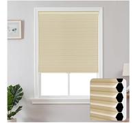 Stores Cellulaires sans Fil sans Perçage, Stores Nid d'abeille Occultants sans Outils, Stores Plissés Cellulaires, Stores Nid d'abeille Filtrage La Lumière pour Fenêtres,cream-70x200cm/27.6 * 78.7in
