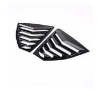 Stores de vitre arrière de voiture persiennes de volet triangulaire arrière rideaux de voiture accessoire extérieur Compatible Pour Subaru WRX S4 STI VB 22-23 berline(Brown)