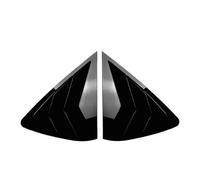 Stores De Vitres LatéRales ArrièRe Couvercle De Garniture De Ventilation Latérale De Fenêtre Arrière De Voiture, pour BMW pour X6 F16 2015 - 2019(Black)