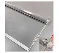 Stores d'extérieur robustes pour terrasse, stores à rouleau en plastique transparent coupe-vent et imperméable, pour porche, tonnelle et terrasse - Rideaux en duvet durable (l 120 x H 220 cm)