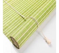 Stores en Bambou 68 x 265 cm Tissé à La Main, Anti-Regard, Décoration Store en Bambou Opaque à Tirage Latéral pour Intérieur Extérieur, A