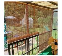 Stores en Bambou Rideau Naturel, 50 65 85 100 125 140 Store Enrouleur pour fenêtre, Store Venitien pour intérieur et extérieur, Rétro-Décoratifs Rideaux en Roseau, Montage Facile(55 x 160 cm)