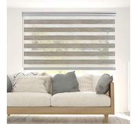 Stores enroleurs Jour Nuit Premium Double Tissu Finitions Haut de Gamme Galerie et chaînette en Aluminium Qualité maximale pour Fenêtres et Portes Store Zébre STORESDECO Beige 180x250 cm