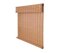 Stores enroulables en bambou personnalisables pour extérieur, terrasse, balcon, porche, chambre, salon et bureau - 105 x 200 cm (l x H) - Solutions de pare-soleil élégantes