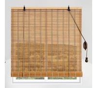 Stores Enroulables en Bambou pour Fenêtre,Rideaux Occultants D'intérieur,Pare-Soleil,Protection Solaire,Isolation Thermique,Écran de Confidentialité pour Portes,Fenêtres (W45×H90cm)