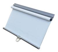 Stores Enroulement Occultants,Stores Enroulement D'intérieur De Protection Solaire,Rideau Rétractable Automatique,Stores D'occultation Temporaires pour Portes,Fenêtres,White-50x150cm(19.7x59in)