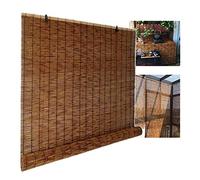 Stores enrouleurs d'extérieur en bambou - Imperméables et résistants aux UV - Filtrage de la lumière pour terrasse, jardin, fenêtre, porte de cuisine - Personnalisé