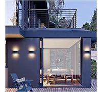 Stores enrouleurs d'extérieur - Rideaux de séparation imperméables en PVC transparent très résistant pour jardin, balcon, pergola et tonnelle