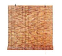 Stores enrouleurs en bambou personnalisables, 70 % occultant, pour maison, salon, balcon, jardin, restaurant, terrasse, 100 x 135 cm
