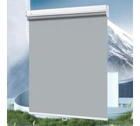 Stores Enrouleurs Occultants Protection Solaire,Store À Rouleau Pare-Soleil Cordon,Rideaux Thermiques Isolants/D'intimité,Stores Enrouleurs Rétractables pour Fenêtres,Gris,W×H-100×40cm(39 * 16in)