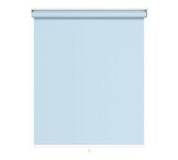 Stores enrouleurs occultants sans fil à hauteur automatique pour la maison et le bureau bleu pâle 90 x 140 cm (l x H) - Rideaux élégants bloquant la lumière pour l'intimité et le confort