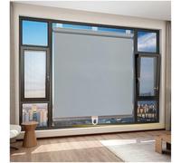 Stores Enrouleurs Pare-soleil, Stores À Rouleau Occultants Protection Solaire 99%, Rideaux Occultants Sans Perçage, Stores D'intimité Temporaires Pour Fenêtres Et Portes,grey-35x200cm/14*79in