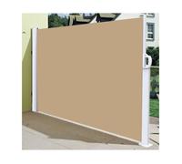 Stores latéral paravent 1,6 x 3,5 m extérieur brise vue pour terrasse - Armature blanc - Toile Dune