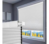 Stores pare-soleil en nid d'abeille sans fil pour plus d'intimité et d'isolation, installation facile avec filtre de lumière personnalisable