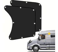 Stores pour vitres latérales de Camion - Isolation Thermique occultante et Protection d'| Store pour vitre côté conducteur | Conduite Confortable Durant Longs Trajets Estivaux Et Road Trips par Temps