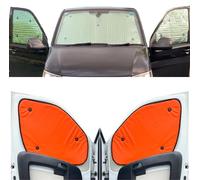 Stores Thermiques Compatible avec Vauxhall Vivaro Life (2019-Date)(Ensemble Complet + empattement Moyen + Portes de Grange) Couleur de la Doublure Orange Tango, Réversible