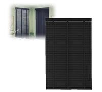 Stores vénitiens en bois de qualité supérieure pour chambre à coucher, salle de bain, bureau - 75 x 120 cm - Stores occultants avec lattes de 5 cm - Personnalisé