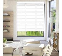 Stores vénitiens en bois pour fenêtres, 70 x 150 cm, traitement de fenêtre intérieur/extérieur | Design élégant et contrôle de la lumière