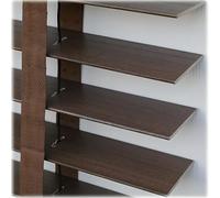 Stores Vénitiens En Bois Pour Salle De Bain 60x160 60x180 90x180 100x 200 100x 220 Cm Store Vénitien Pour La Maison Rideaux Isolation Thermique Horizontaux Montage Facile Mur & Plafond(Grain de bois d