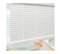 Stores Vénitiens en Métal D'aluminium sans Perçage Store À Enroulement À Tirage Latéral Protection Solaire Store Plissé pour Chambre Intérieur Bureau(0.65X1.4M)