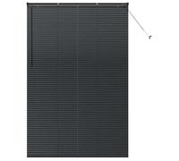 Stores vénitiens modernes - vidaXL - 140x220 cm - Noir - Aluminium - Finition mate - Ajustables - Contrôle de la lumière