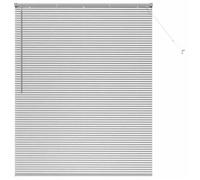 Vidaxl Store De Fenêtre Avec Des Rideaux Manuel Argent Aluminium