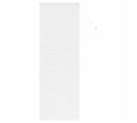 Stores vénitiens modernes - vidaXL - Blanc - Aluminium - 80x220 cm - Finition mate - Fonctionnement manuel