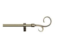 STORESDECO - Kit de Tringle à Rideau, Barre Métallique Extensible Diamètre 19mm / 16mm | Bronze, 110 cm à 200 cm