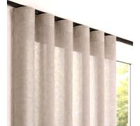 STORESDECO Rideau Tamisant XXL Hauteur 3 Mètres, Polyester avec Galon Fronceur, Équilibre Lumière et Intimité, Design Moderne et Élégant, Fenêtres et Portes, Pierre 300x300 cm
