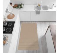 STORESDECO Tapis Vinyle Cuisine Lavable Antidérapant. Tapis Premium Couloir Tressé Extra-Plat Antitaches Ultra Résistant pour Cuisine Salle de Bain Entrée Haute Qualité Couleur Jacquard 80x300 cm