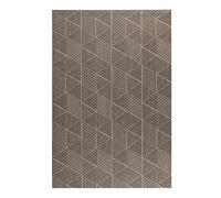 STORESDECO Tapis Vinyle Tissé Premium Haute Qualité Lavable Antidérapant Extra-Plat Résistant et Facile à Nettoyer pour Cuisine, Salon, Couloir, Intérieur et Extérieur Géométrique 200x290 cm