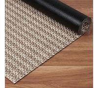 STORESDECO Tapis Vinyle Tissé Premium Haute Qualité Lavable Antidérapant Extra-Plat Résistant et Facile à Nettoyer pour Cuisine, Salon, Couloir, Intérieur et Extérieur Couleur Jacquard 200 x 200 cm