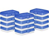 Storex Trousse à crayons, 21 x 14 x 6,3 cm, bleu opaque, boîte de 12 (61623A12C)