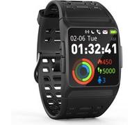 Wee'Plug Explorer 3S - Montre de sport avec bracelet - taille du poignet : jusque 260 mm - affichage 1.3" - Bluetooth - 48 g - rouge