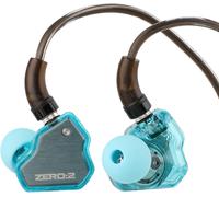 STOREYI-7 Hzxcrinacle Zero:2 Écouteurs Intra-Auriculaires,Pilote Dynamique Iem 10 Mm Mis À Jour,Ecouteurs Filaires De Jeu,Câble Iem Ofc Avec Microphone Pour Musicien (Type-C,Avec Micro,Bleu)
