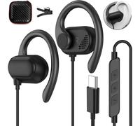 STOREYI-Écouteurs Usb C,Pour Iphone 16,15 Pro 5G,On Ear Type C,Connexion Usb C,Avec Câble,Microphone Et Crochet Auriculaire,Pour Samsung A56,A34,Galaxy A55,A54,S25,Pixel 9A,8,7,Poco X7,Pour La