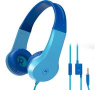 STOREYI-Jr200-Casque Pour Enfants Avec Câble-Limitation Du Volume 85 Db Avec Répartiteur Audio-Sans Bpa-À Partir De 3 Ans-Blue